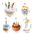 thumbnail image 2 of Safe Bone Shape Birthday Cake Bite Resistant Durable Dog Accessories Dog Toy Furry Toys Puppy Chew Toy 3, 2 of 8