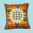 thumbnail image 2 of Cotton Pillow Yellow Multi Sunflower 16" Square | Renovator's Supply, 2 of 3