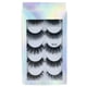 thumbnail image 2 of 5 pares de pestañas postizas largas, suaves y naturales de moda., 2 of 2