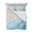 Lake Blue, variant on Quilts King Size Bedding Set, Blue Waves Coastal Lightweight Quilted Comforter, Summer Beach Ocean Seaside Soft Reversible Bedspread Coverlet with Pillow Covers for All Season, 96" x 106"