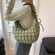 thumbnail image 5 of Bolso tote de nube para mujer Bolsos para axilas de moda de verano Bolso de hombro sólido (Verde), 5 of 6