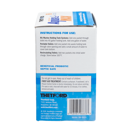 Thetford AquaMax Spring Showers 8-pack Dry Holding Tank Treatment