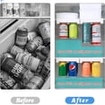 thumbnail image 2 of Refrigerador colgante blanco, dispositivo de almacenamiento de cerveza y bebidas, doble fila, latas de cerveza, refrescos y cola, 1 Uds., 2 of 5