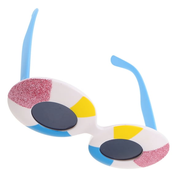 FRCOLOR Funny Party Sunglasses Novelty Fun Glasses Cool Costume Eyewear Hawaiian Party Photo Booth Props For Adults Kids Party Favors Sunglasses Tropical Party Decorations