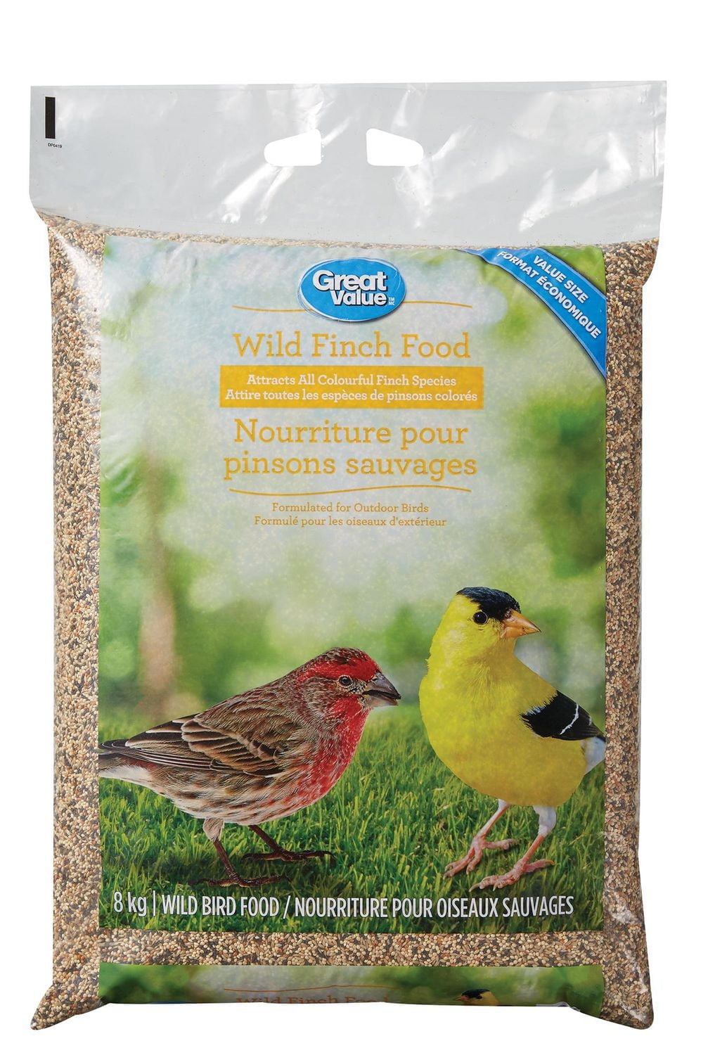 Great Value Wild Finch Food, 8 kg