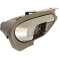thumbnail image 3 of Interior Door Handle Compatible with 2006-2011 Honda Civic Front, Passenger Side 2-Door, Coupe Brown bezel with silver lever, 3 of 3