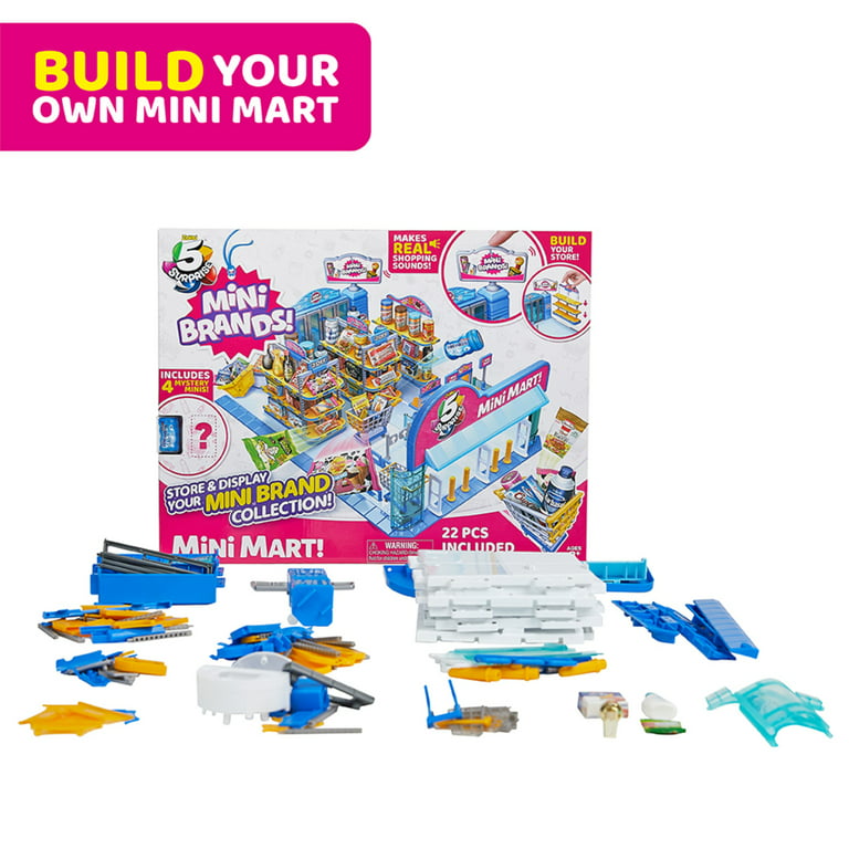  5 Surprise Mini Brands - Mini Mart Playset by ZURU (Series 4)  Exclusive and Mystery Collectibles : Everything Else