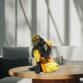 thumbnail image 4 of Buddha Sitting Sleeping Statue Meditating Small 9cm Decorative Figurine Feng Shui Office Tabletop Ornament , Face to the right, 4 of 9