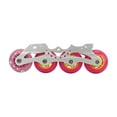 thumbnail image 1 of Patins à Roulettes 2 en 1, Patins à Roulettes Roses Glisse Fluide Taille Ajustable pour l'Intérieur TP Taille 27-30, 1 of 7