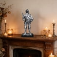 thumbnail image 5 of Seyotauo Resin Soldier Figurine Ornament Vintage Silver Statue Decor for Home Office Desk Shelf Living Room Bedroom Hotel Decorations,Small Knick Knacks for Home Decor Shelve, 5 of 6