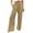 1-Khaki, variant on Women's Pants, Womens Trousers Waisted Wide Leg Pants for Women Smocked Elastic Waist Waisted Loose Comfy Casual Pants Pockets, Slacks Linen Pants Women Pantalones De Mujer, 3-Green