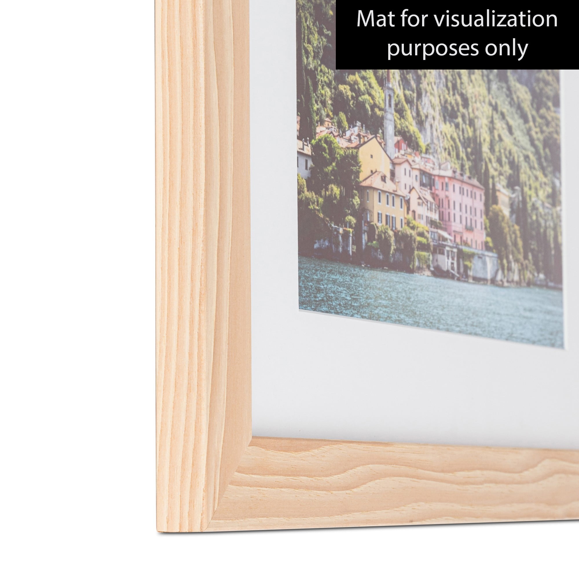 ArtToFrames 18" x 24" Red Oak Picture Frame, 18x24 inch Brown Wood Poster Frame (WOM-4846), 2 Pack