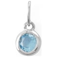 thumbnail image 1 of Precious Stars Round CZ March Birthstone Charm, 1 of 2