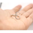 thumbnail image 4 of LD DESIGNS -Heart Twisted Ring - Silver Dainty Wire Band | Minimalist Stackable Rings Set | Delicate Love Band Jewelry, 4 of 10