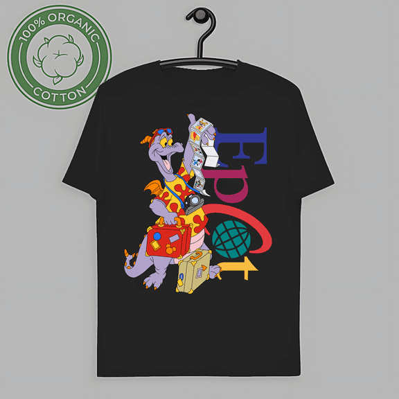 Rare Retro vintage Figment Epcot One Little Spark Tee Unisex Adult Kid Shirt 5924781-TH66718