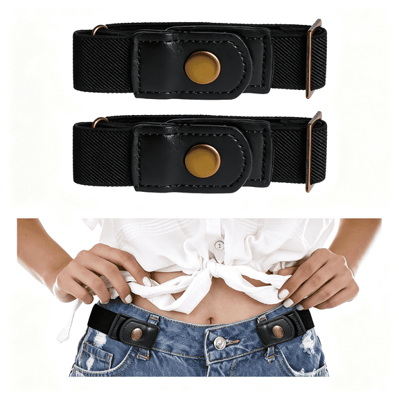 TELOLY Invisible Side Belt No Belt Women and Men,Without Elastic Stretch Mens Adjustable Belts Pants Jeans No Belts for Men