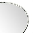 thumbnail image 5 of TEHOME Round Polised Nickel 30 inch, Silver Circle Wall Mirror, Metal Frame Modern Round Mirror for Vanity & Entrway, 5 of 10