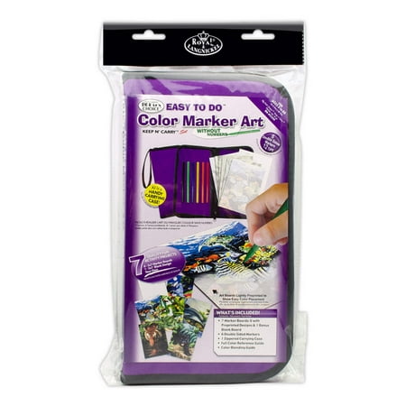 Royal & Langnickel Big Kid's Choice™ Easy to Do™ Color Marker Art 16pc, Keep N' Carry™ Set