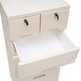Miumaeov 6Drawer Plastic Storage Portable Dresser for Bedroom