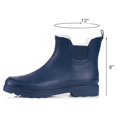 thumbnail image 5 of Norty Women’s Ankle High Rain Boots – Waterproof 6 inch Rubber Winter Spring and Garden Boots - runs a 1/2 size large, 5 of 5