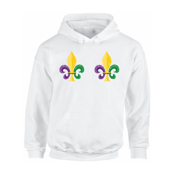 Mardi Gras Parade Hoodie for Women Men New Orleans Carnival US Festive Unisex Hooded Sweatshirt