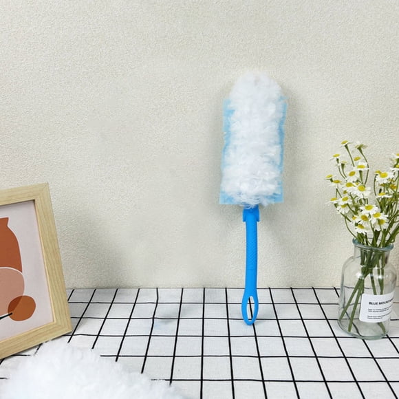 SuoKom Disposable Duster Kit Includes 10 Replacement Duster Refills with 1 Handle Electrostatic Duster for Furniture, Blinds, Ceiling Fans