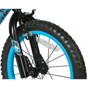 Dynacraft Invader 16-inch Kids BMX Bike by Dynacraft, Blue, Quick Assembly, Training Wheels, Ages 5-7 Years
