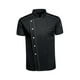 thumbnail image 1 of Chaqueta de chef para hombre y mujer, ropa de chef, ropa de camarero, botones a presión, transpirable con SG, 1 of 9
