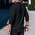 thumbnail image 5 of Jovrlynd Mens Sweater Crewneck Ribbed Knit Long Sleeve Shirts with Pockets Casual Soft Plus Size Pullover Sweaters for Big & Tall, S-3XL, 5 of 9