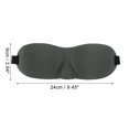 thumbnail image 4 of Ofertas Únicas 1 Pc Máscara de Sueño 3D con Banda Elástica Transpirable para Meditación Gris, 4 of 6