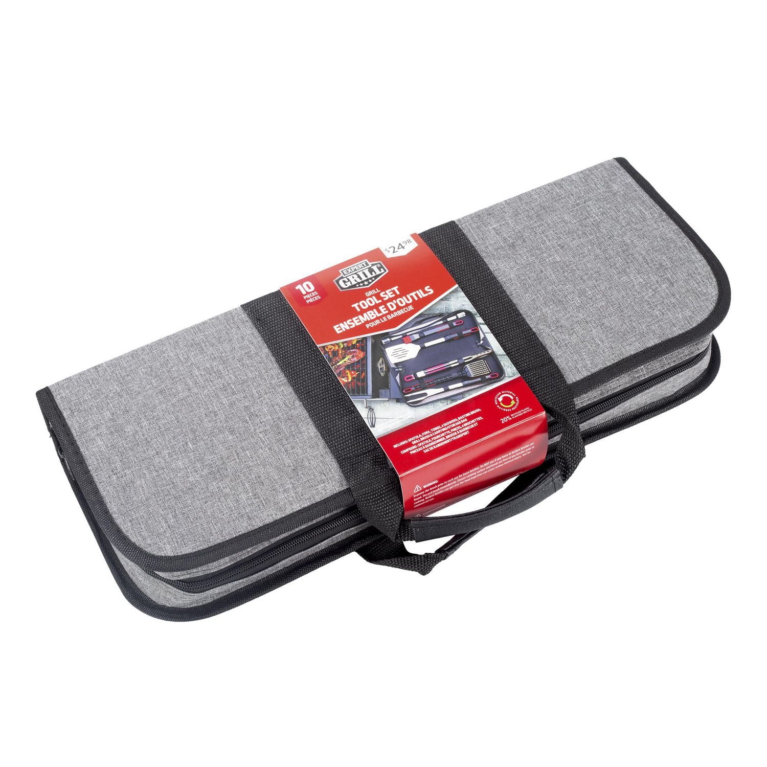 Expert Grill accessoires pour griller ensemble d’outils pour gril BBQ, 10 pièces Kit de gril en acier inoxydable