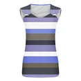thumbnail image 4 of ALLLIST Blue Womens Tops Plus Size V-Neck Graphic Sleeveless Tank Tops Tank Top for Women S, 4 of 4
