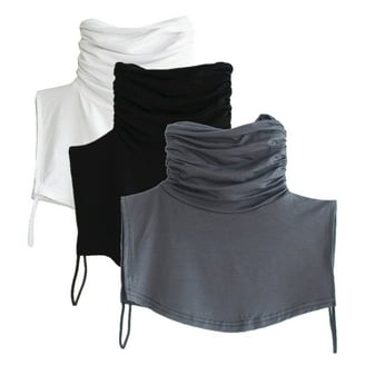 Faux Turtleneck Muslim Fake Neck Dickey False Mock Blouse Half Top Collar Cover✔ - Foto 8