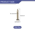 thumbnail image 2 of Uxcell 250 Pack Small Tiny Nails 1.2x10mm(DxL) Tiny Brass Nails Hardware Nails Small Nail, Bronze Tone, 2 of 5