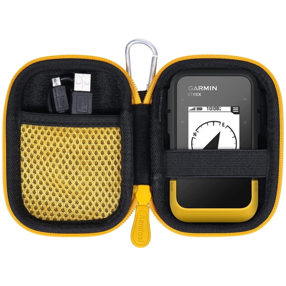 Estuche rígido de transporte Aenllosi para Garmin eTrex SE Solar amarillo