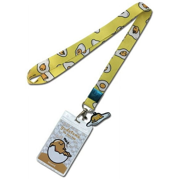 Lanyard - Gudetama - Meh W/Charm New ge38111