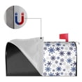 thumbnail image 2 of Gukieu blue Snowflake Prints Print Magnetic Mailbox Cover, Sun-proof and Waterproof Home Yard Mailbox Cover-25.5x21 in, 2 of 8