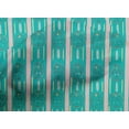 thumbnail image 3 of oneOone Coton Popeline Turquoise Bleu Tissu Rayé & Femmes Face Robe Tissu Tissu Imprimé par la Cour 56 Pouces de Large, 3 of 3