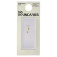 thumbnail image 5 of No Boundaries Women's Gold-Tone Stainless Steel Floral Rook Earrings, 5 of 5