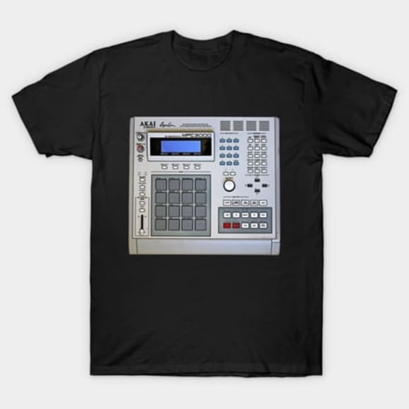 T-Shirt Unisexe MPC 3000 Beat Maker Akai Hommage Hip-Hop Producteur de Musique Design Artistique, Tailles jusqu'à 3TG