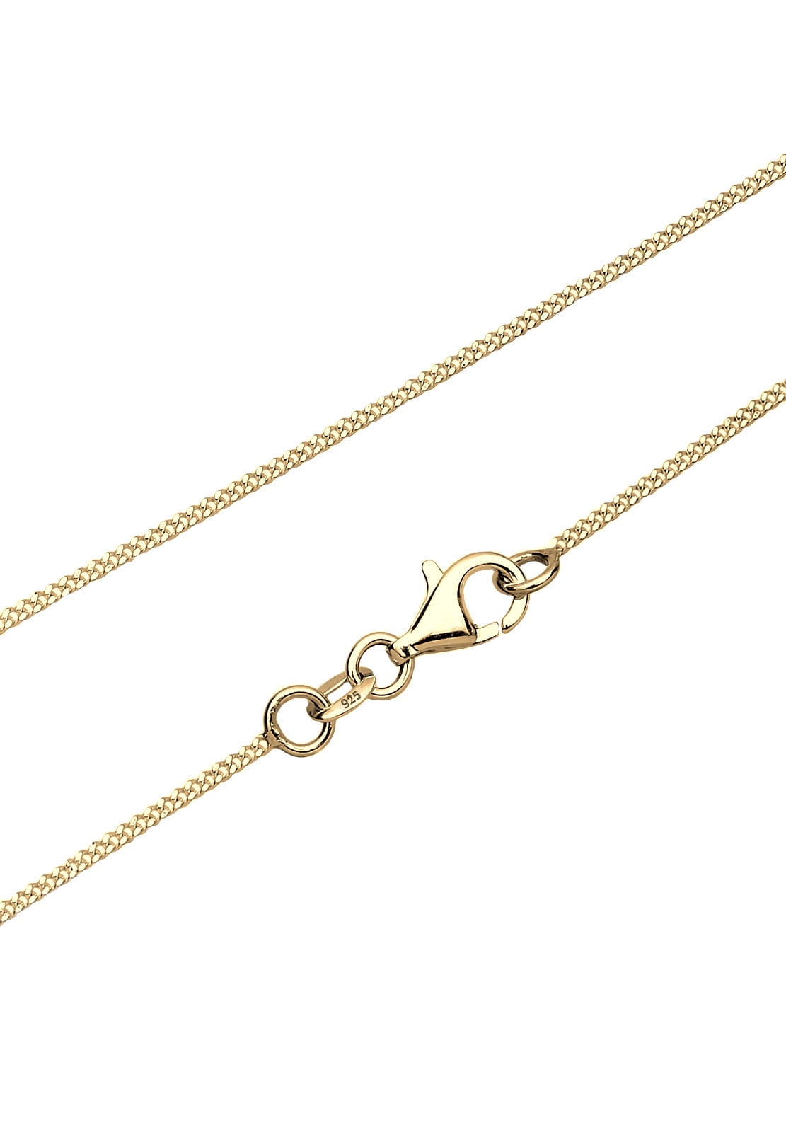 Elli by Julie & Grace Women 18" Diamond (0.045 ct.) Heart Necklace 18K Gold 925 Silver