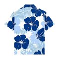 thumbnail image 4 of Tdoqot Boys Hawaiian Shirts with Pocket- Button Down Print Tropical Short Sleeve Kids Beach Shirts Multicolor Size 4, 4 of 8