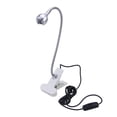 thumbnail image 3 of ETHZZLE Table Lamp Usb With Clamp Flexible Neck Silver 1Set, 3 of 6