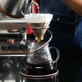 thumbnail image 3 of CIMAXIC coffee filter rack Coffee Dripper Stand Silver Coffee Brewer 1Set 6.1*6.1*7.5in, 3 of 8