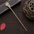 thumbnail image 2 of GROFRY Inlaid Transparent Faux Crystal Hair Stick Vintage Chinese Style Hair Chopstick Hair Accessories, 2 of 2