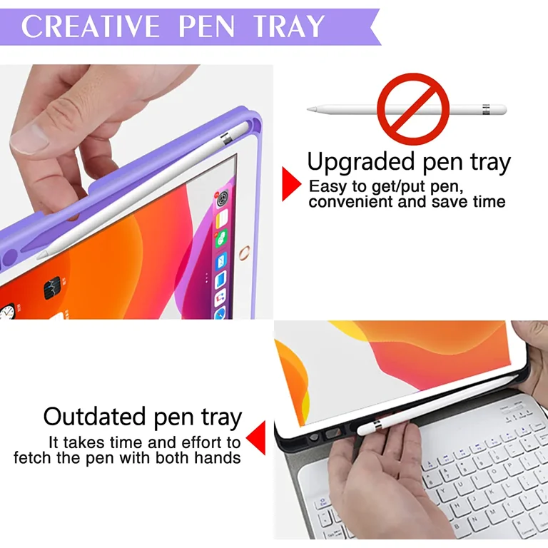 Apple iPad 10.2/10.5 in Case with Detachable Backlit