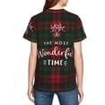 thumbnail image 7 of Wukai Wonderful Time Christmas Youth Unisex Short Sleeve T-Shirt for Boys, Girls, Teens, and Kids-Large, 7 of 7