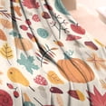 thumbnail image 3 of Fall Leaves Pumpkin Blanket,Comfortable Soft Flannel Throw Blanket,All Season,Warm Lightweight Blankets for Sofa Bed Couch Living Room Chair,30"x40", 3 of 4