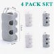 thumbnail image 5 of 4-Pack Vacuum Suction Cup Shower Head Holder, Junvaia Silicone Strong Suction & Waterproof Shower Head Holder, Bathroom Hand Shower (2 White, 2 Grey), 5 of 5