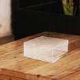 thumbnail image 3 of Caja de pañuelos transparente de estilo europeo, dispensador transparente, decoración de mesa, soporte para servilletas de papel, almacenamiento de acrílico, 3 of 6